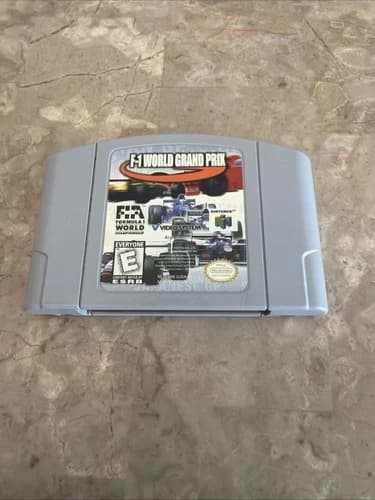 F-1 World Grand Prix Nintendo 64 N64 - Authentic Cleaned & Tested