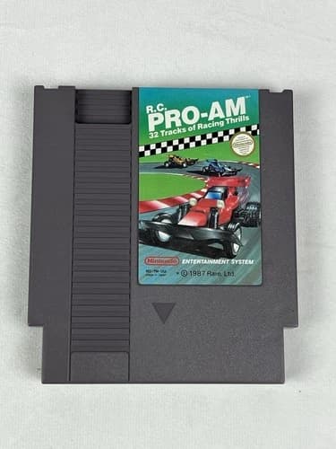 RC PRO-AM Nintendo Entertainment System NES Game Cartridge