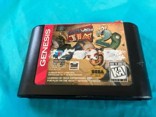 Earthworm Jim 2 - Sega Genesis 100% Authentic