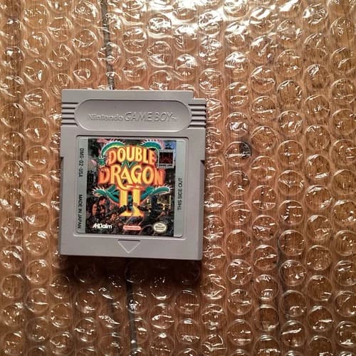 Double Dragon Ii 2 Game Boy Tested Works Cleaned Authentic Cartridge Only
