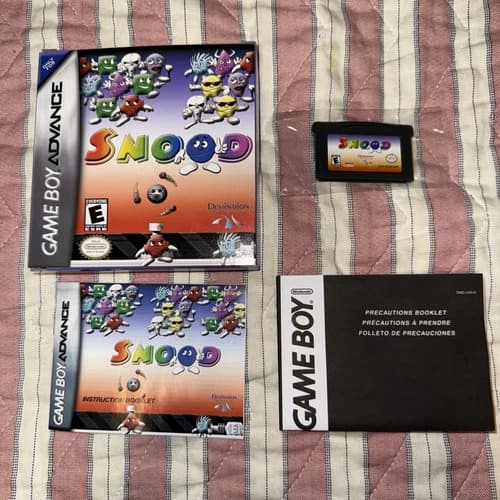 Snood GBA CIB (Nintendo Game Boy Advance, 2001)
