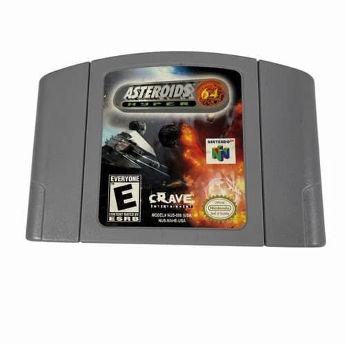Asteroids Hyper 64 Nintendo 64 N64 Authentic Tested Working Cartridge Only