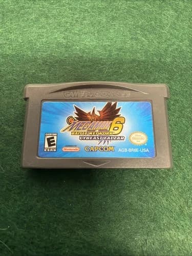 MEGAMAN BATTLE NETWORK 6 CYBEAST FALZAR GBA Authentic GameboyAdvance - Cart Only