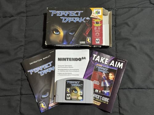 Perfect Dark. CIB Complete. N64 Nintendo 64. Tested. Authentic