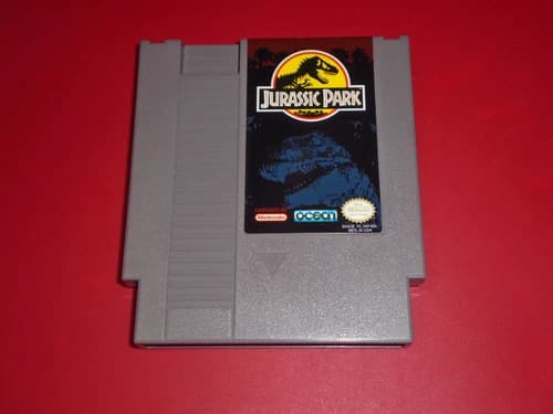 Jurassic Park (Nintendo Entertainment System NES 1993) Authentic Tested Cleaned