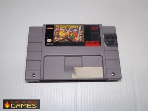AUTHENTIC! The Lost Vikings - GAME ONLY - SUPER NINTENDO SNES 33a