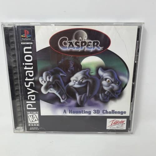 Casper A Haunting 3D Challenge - PlayStation 1, PS1 - Complete CIB Tested