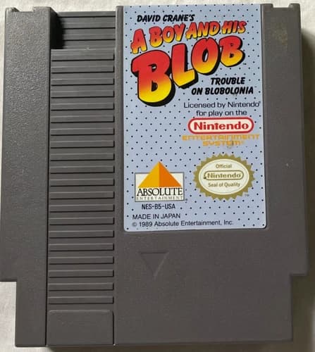 A Boy and His Blob: Trouble On Blobolonia (Nintendo NES, 1990) Cart Only