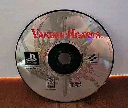 Vandal Hearts (Sony PlayStation 1, 1997) GAME DISC ONLY PS1 PSX Tested Working