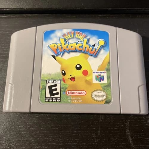 Hey You Pikachu Nintendo 64, 2000 N64 Game Cartridge Only