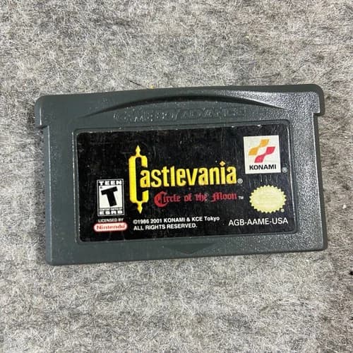 Castlevania Circle of the Moon Nintendo Game Boy Advance GBA Authentic-Tested