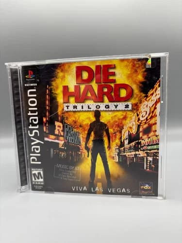 Die Hard Trilogy 2: Viva Las Vegas (Sony PlayStation 1, 2000)CIB Complete Tested