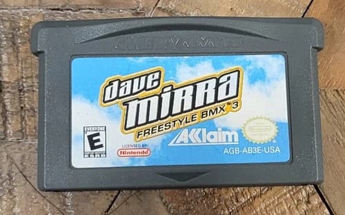 Dave Mirra Freestyle BMX 3 (Nintendo Game Boy Advance, 2002) cary only