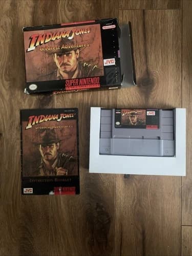 Indiana Jones’ Greatest Adventures (SNES, 1994) CIB