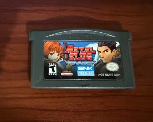 Metal Slug Advance (Game Boy Advance, 2004) - Authentic, Used, Tested, Cart only