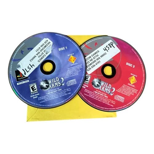 Sony PlayStation 1 PS1 Disc Only Tested Wild Arms 2 2000 CF