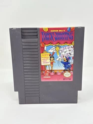 Barker Bill's Trick Shooting (Nintendo Entertainment System NES, 1990) TESTED