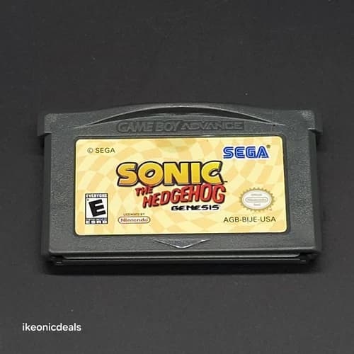 SEGA Sonic the Hedgehog: Genesis Nintendo Game Boy Advance Cart Only OEM