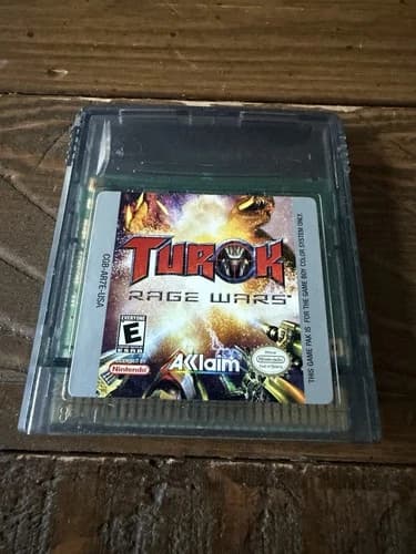Turok Rage Wars Nintendo Gameboy Color, 1999, Cartridge Only Game Boy