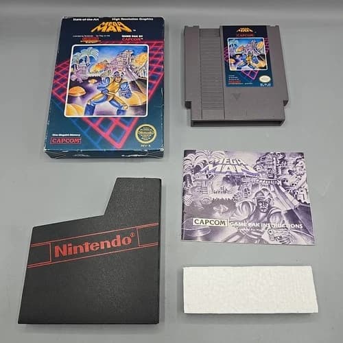 Mega Man 1 Capcom (Nintendo Entertainment System NES) Complete With Manual CIB