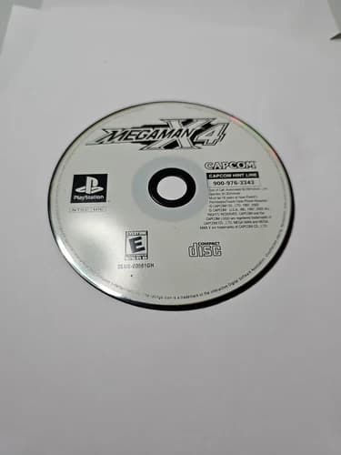 Mega Man X4 Sony PlayStation 1 PS1 Game Disc Only Tested