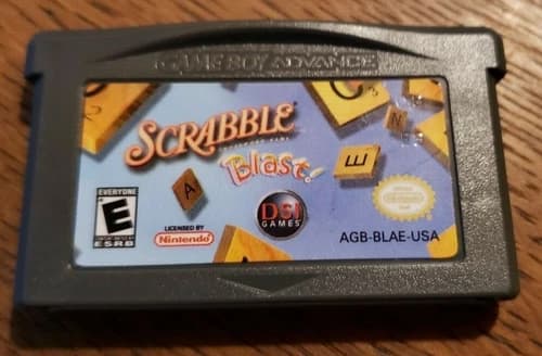 Scrabble Blast! Original Nintendo Game Boy Advance Game **CARTRIDGE ONLY**