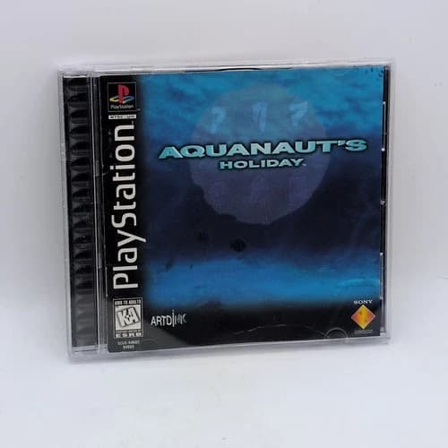 Aquanaut's Holiday Sony PlayStation PS1 Game Complete CIB Artdink NTSC U/C USA
