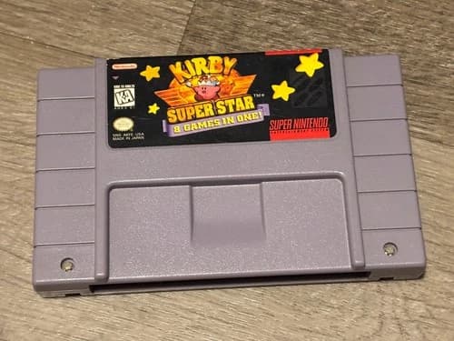 Kirby Super Star Super Nintendo Snes Cleaned Tested Authentic
