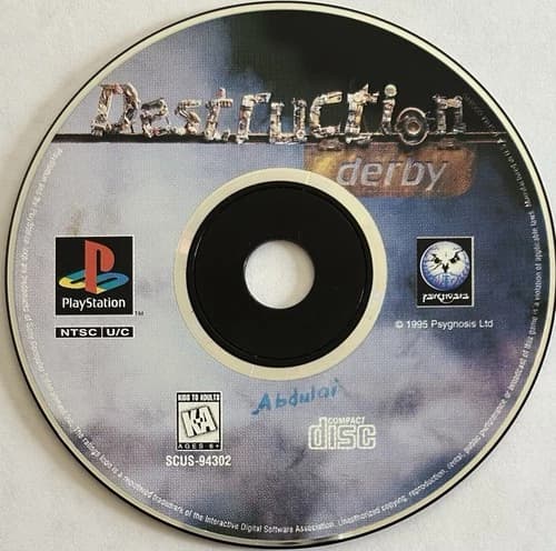 Destruction Derby (Sony PlayStation 1, PS1) DISC ONLY | NO TRACKING | M2126