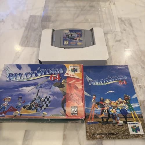 Pilotwings 64 Nintendo N64 1996 Authentic CIB Complete in Box Tested