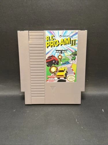 R.C. Pro-Am II NES - AUTHENTIC TESTED VERY NICE LABEL!