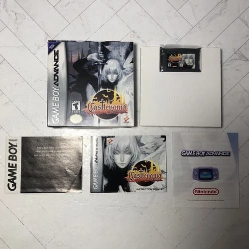 Castlevania Aria of Sorrow (Gameboy Advance GBA) Complete CIB Authentic Tested