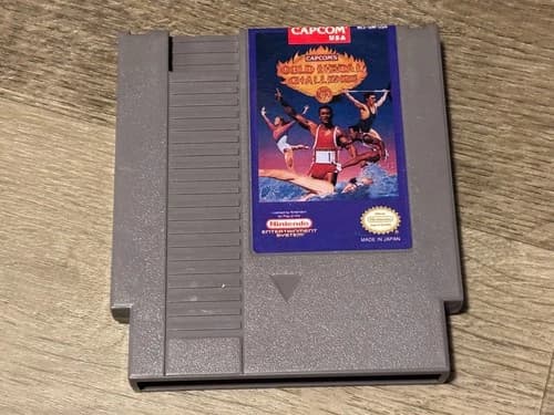 Gold Medal Challenge 92 Nintendo Nes Cleaned & Tested Authentic