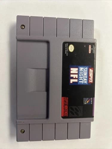 ESPN Sunday Night NFL (Super Nintendo Entertainment System, 1994) Cart Only