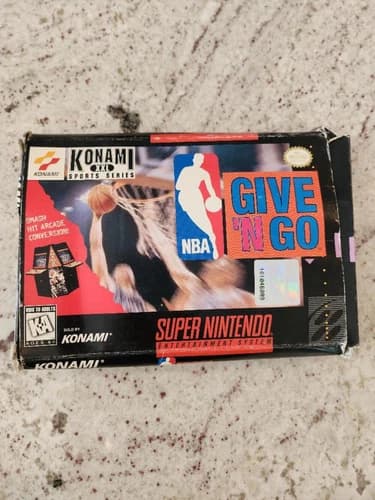 NBA Give 'N Go SNES CIB