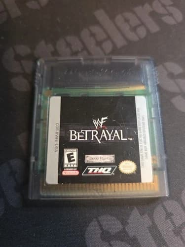 WWF Betrayal for Nintendo Game Boy Color GBC 2001 - Authentic, Tested