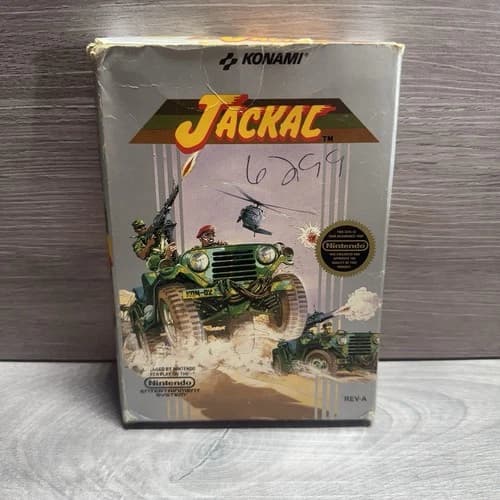 Jackal NES CIB (Nintendo Entertainment System, 1987) w/ Box Tested Working