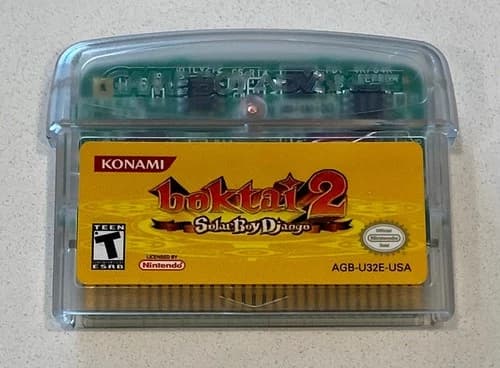 Konami Boktai 2: Solar Boy Django Game Boy Advance GBA Cartridge Only