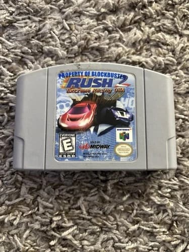 Rush 2 Extreme Racing USA 🇺🇸 Nintendo 64 🏁 N64🚦TESTED 🏎️💨