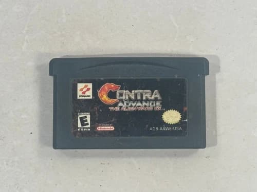 Contra Advance: The Alien Wars EX (Nintendo Game Boy Advance) GBA