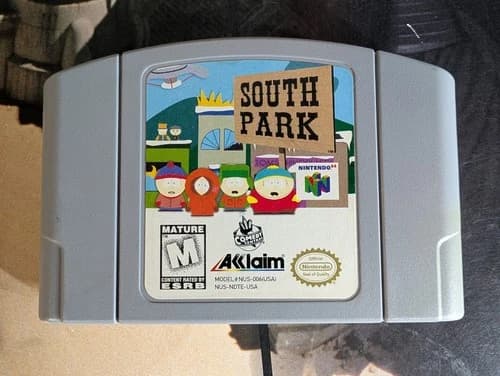 South Park {N64 1998} Authentic, tested, working See Pictures! Cartridge Only