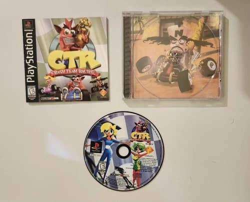 CTR Crash Team Racing PlayStation 1 PS1 Complete in Box