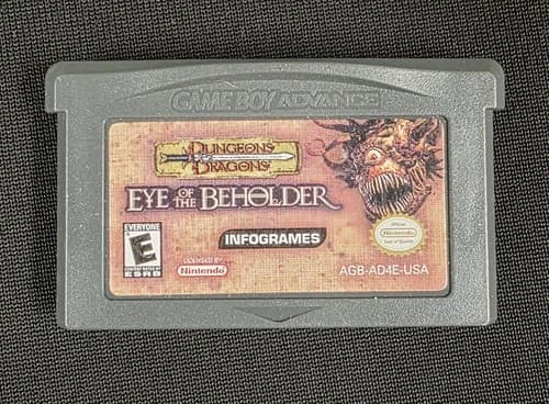 Dungeons & Dragons: Eye of the Beholder (Nintendo Game Boy Advance, GBA) Tested