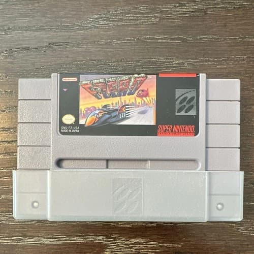 F-Zero (Super Nintendo/SNES) - cover included - working - authentic