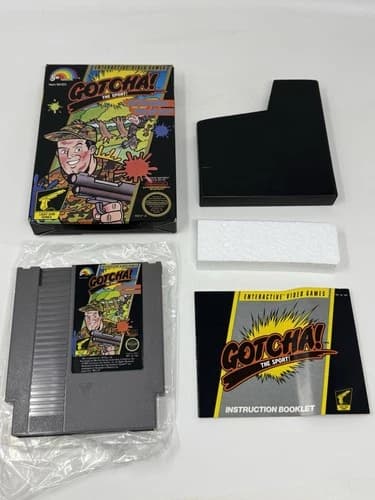 Nintendo NES Gotcha! The Sport! (1987) CIB Complete Tested