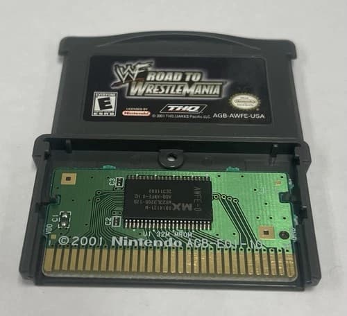 WWF Road to WrestleMania Nintendo Game Boy Advance 2001 GBA Authentic Tested