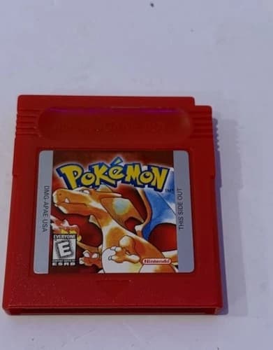Pokemon Red Version Cartridge (Game Boy, 1998) Saves