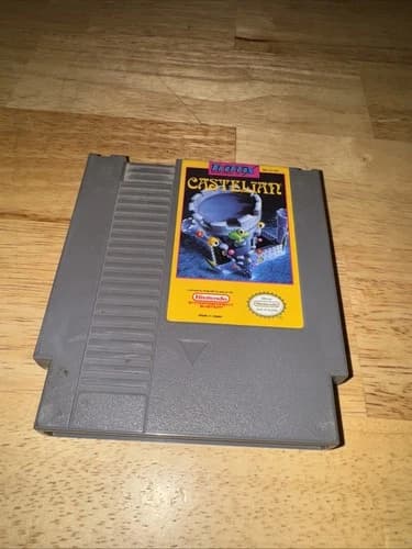 Nintendo NES Castelian Tested & Working Authentic Cartridge Only Triffix 1991