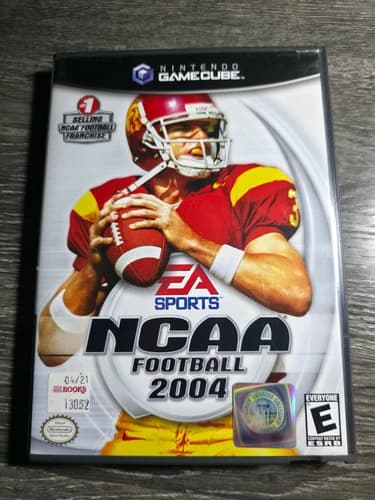 NCAA Football 2004 (Nintendo GameCube, 2003) Complete W/ Manual CIB TESTED