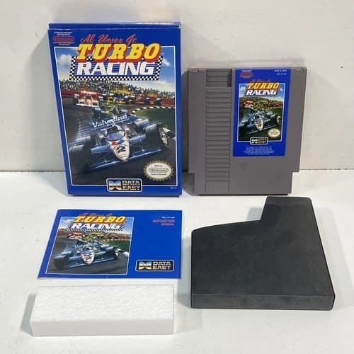 Al Unser Jr Turbo Racing - NES (Near CIB)
